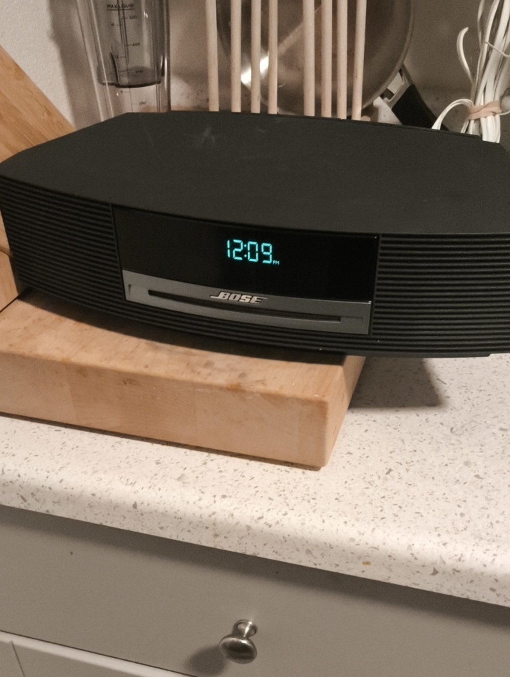 Bose Black Digital Clock Radio with CD Slot Wave System